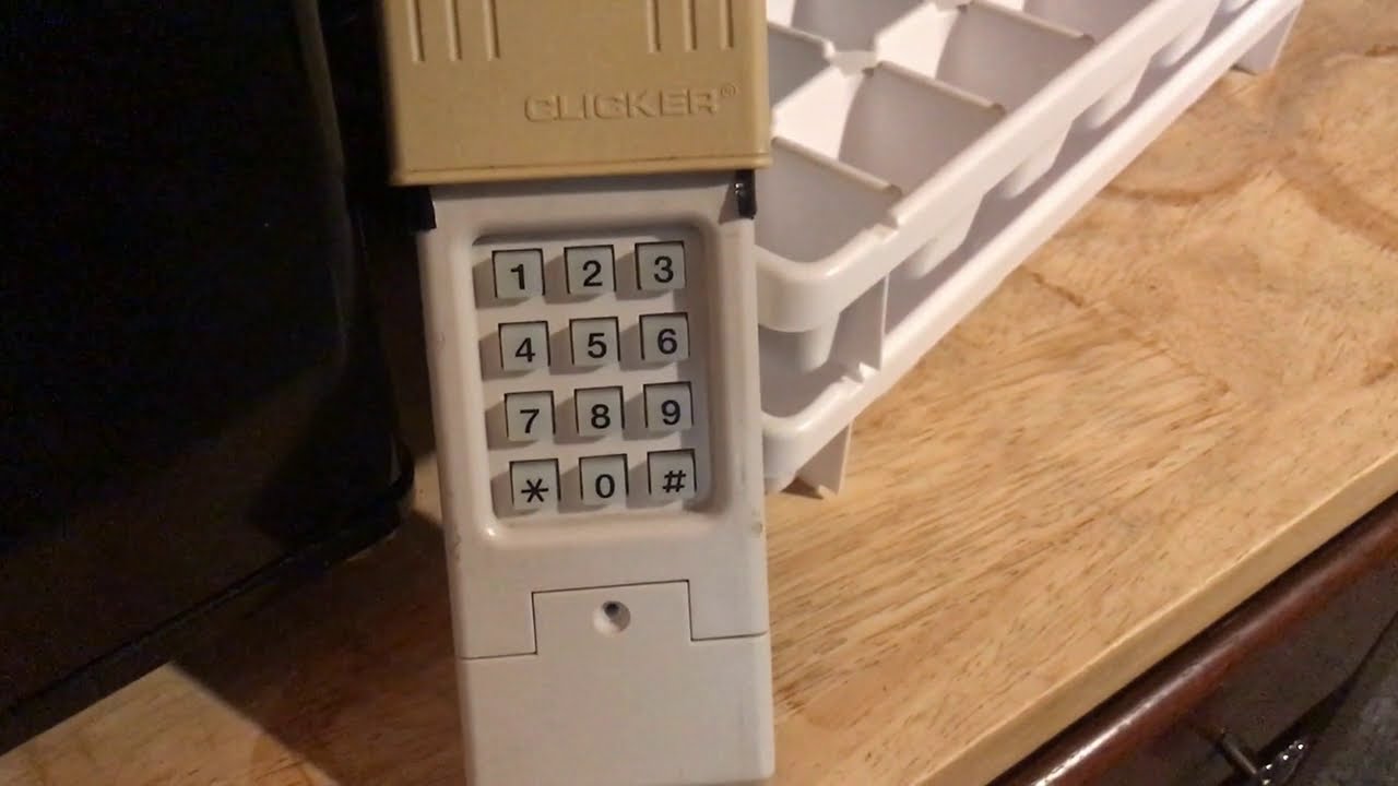 Программирование клавиатуры Chamberlain Clicker
