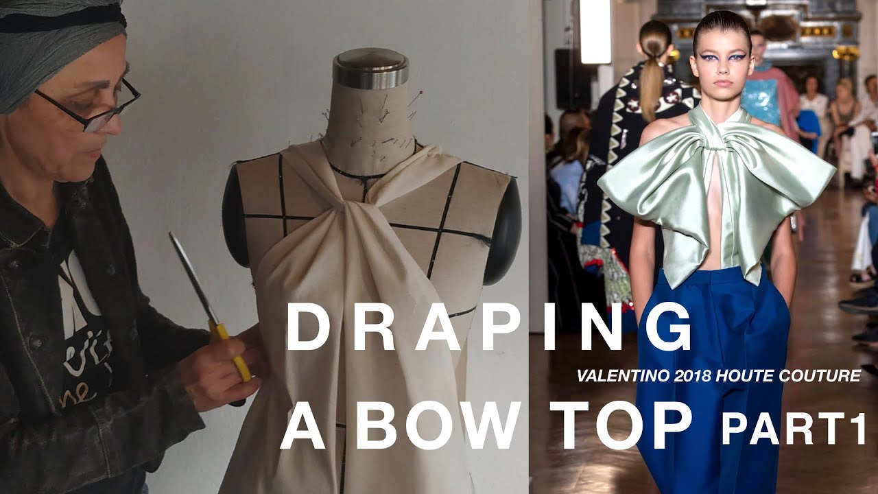 Draping a bow top part 1