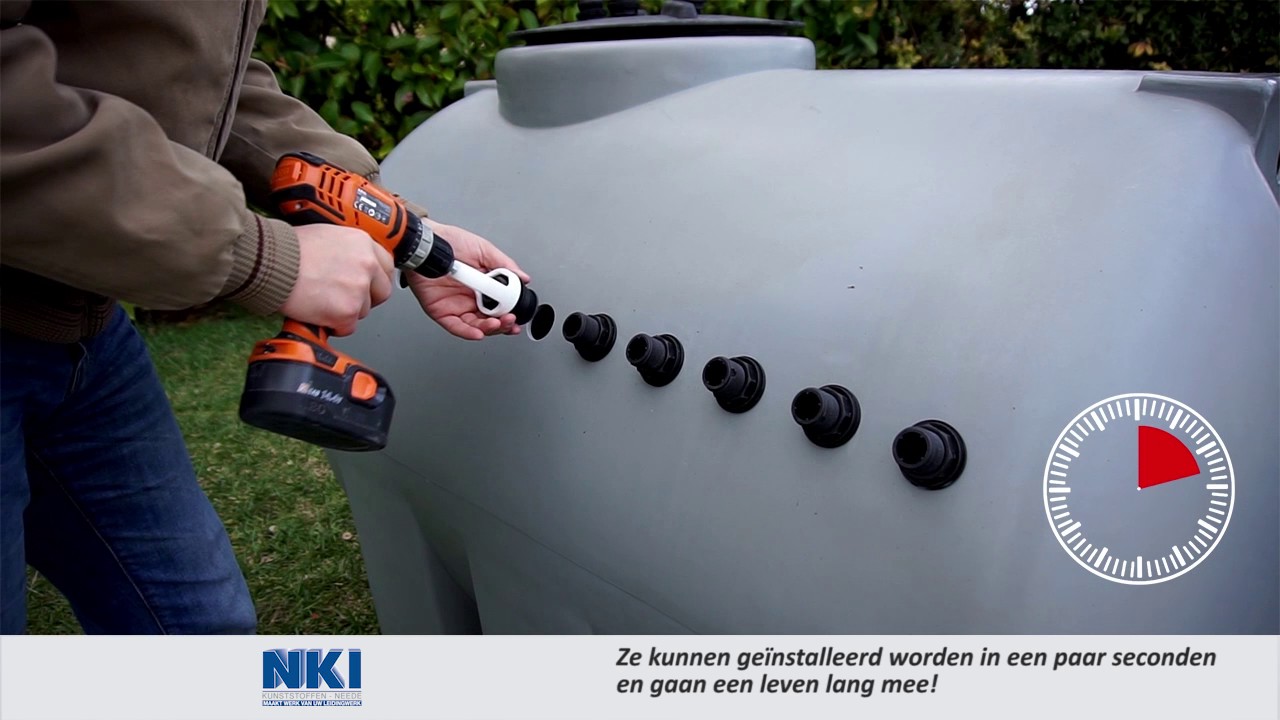 De nieuwe tankdoorvoeren van NKI Leidingsystemen besparen u veel tijd.