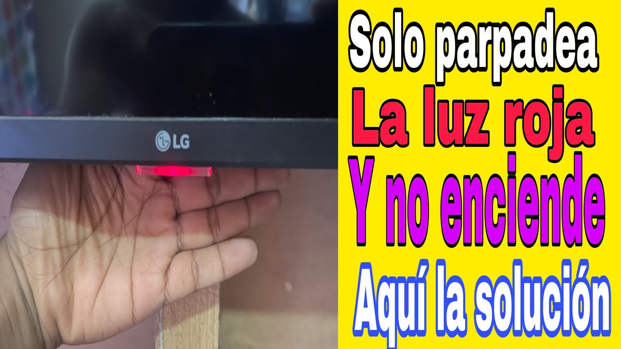 Porque parpadea el led rojo de mi tv pero no enciende como reparar esta aver&iacute;a , solucionado aqu&iacute;
