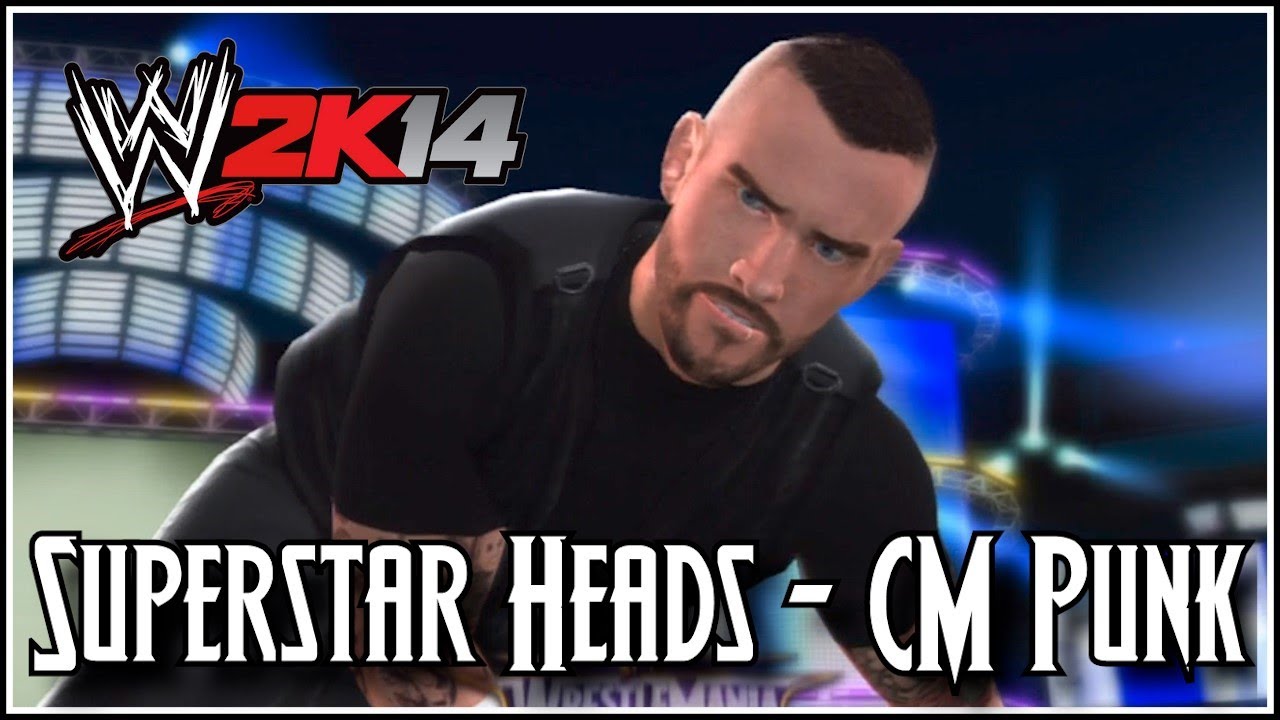 WWE 2K14: Superstar Heads - CM Punk, The Shield Attire!