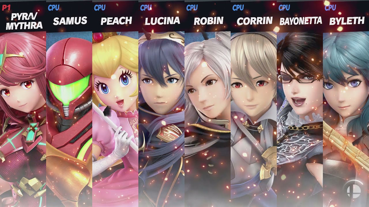 Super Smash Bros Ultimate Star & Screen KO: Female Characters 2 (Heroine Characters)