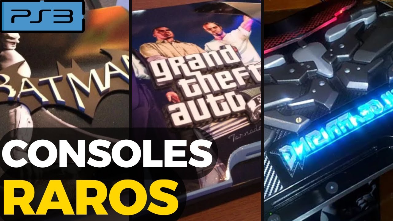 EXPLORANDO OS MODELOS RAROS DO PLAYSTATION 3: EDI&Ccedil;&Otilde;ES ESPECIAIS E PROT&Oacute;TIPOS!