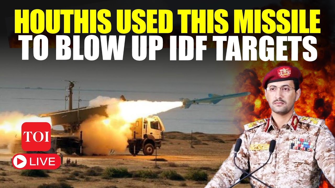 LIVE: Iran-Backed Houthi Rebels Reveal The Ballistic Missile Fired At Israeli Target In Jaffa