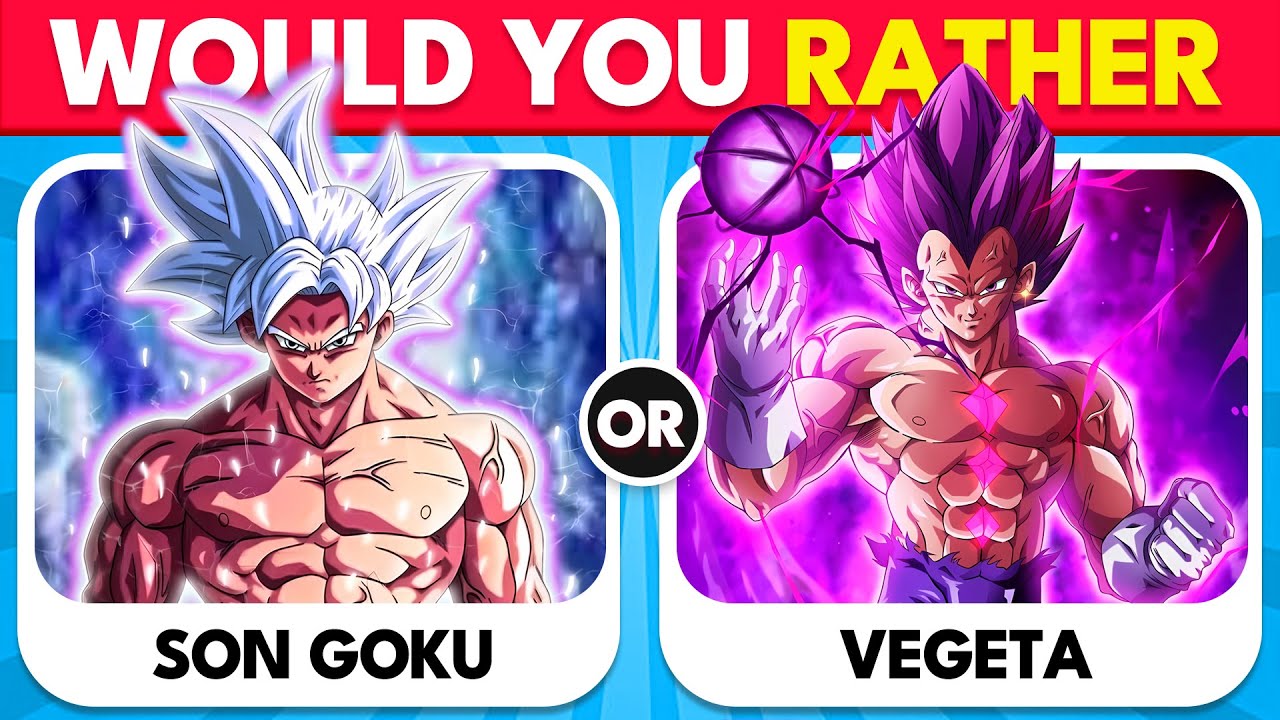 Would You Rather Dragon Ball Z Edition | Anime Quiz 🐉🟠