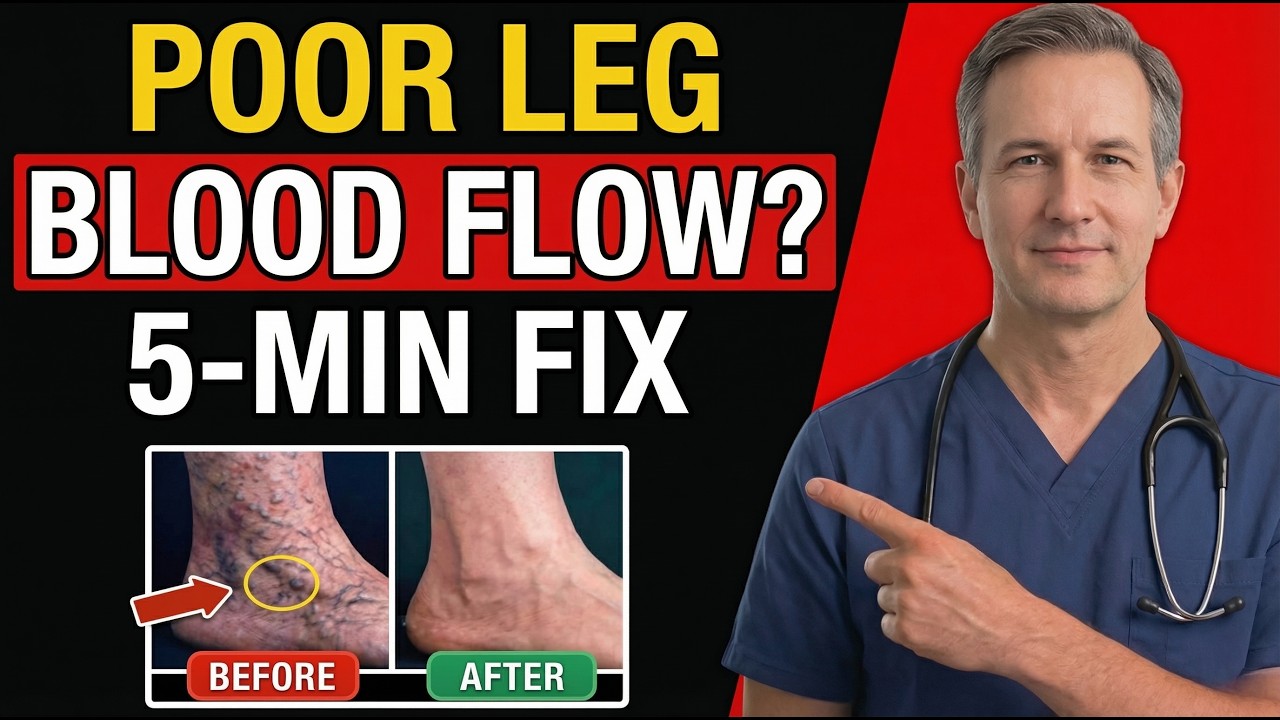 Poor Leg Circulation? Try This 30-Second Test at Home + 3 Fast Fix
