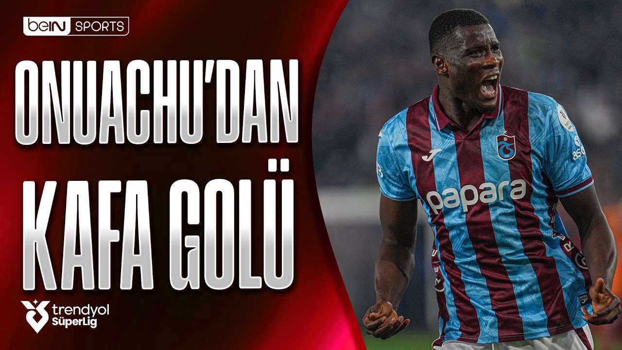 Dev Ma&ccedil;ta Onuachu'nın Şık Kafa Gol&uuml; | Trabzonspor - Galatasaray | Trendyol S&uuml;per Lig