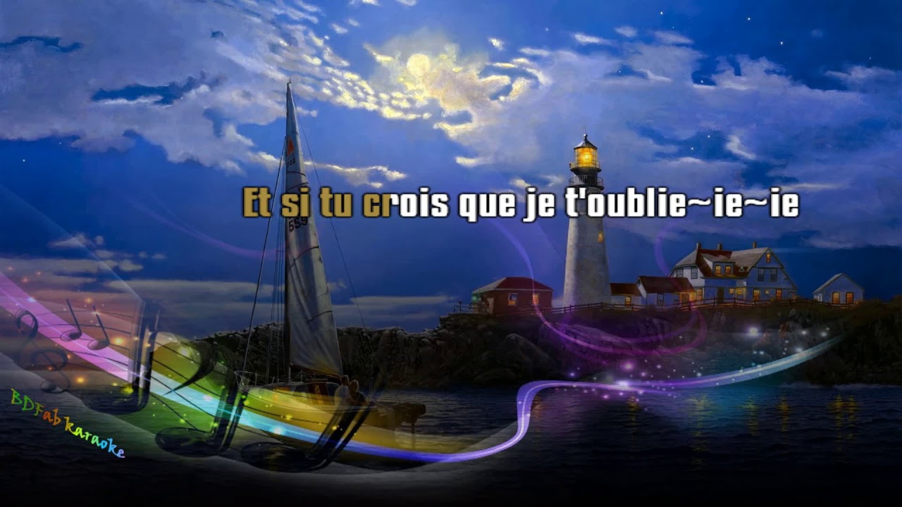 Garou & C&eacute;line Dion - Sous le vent (voix masculine) (2000) [BDFab karaoke]