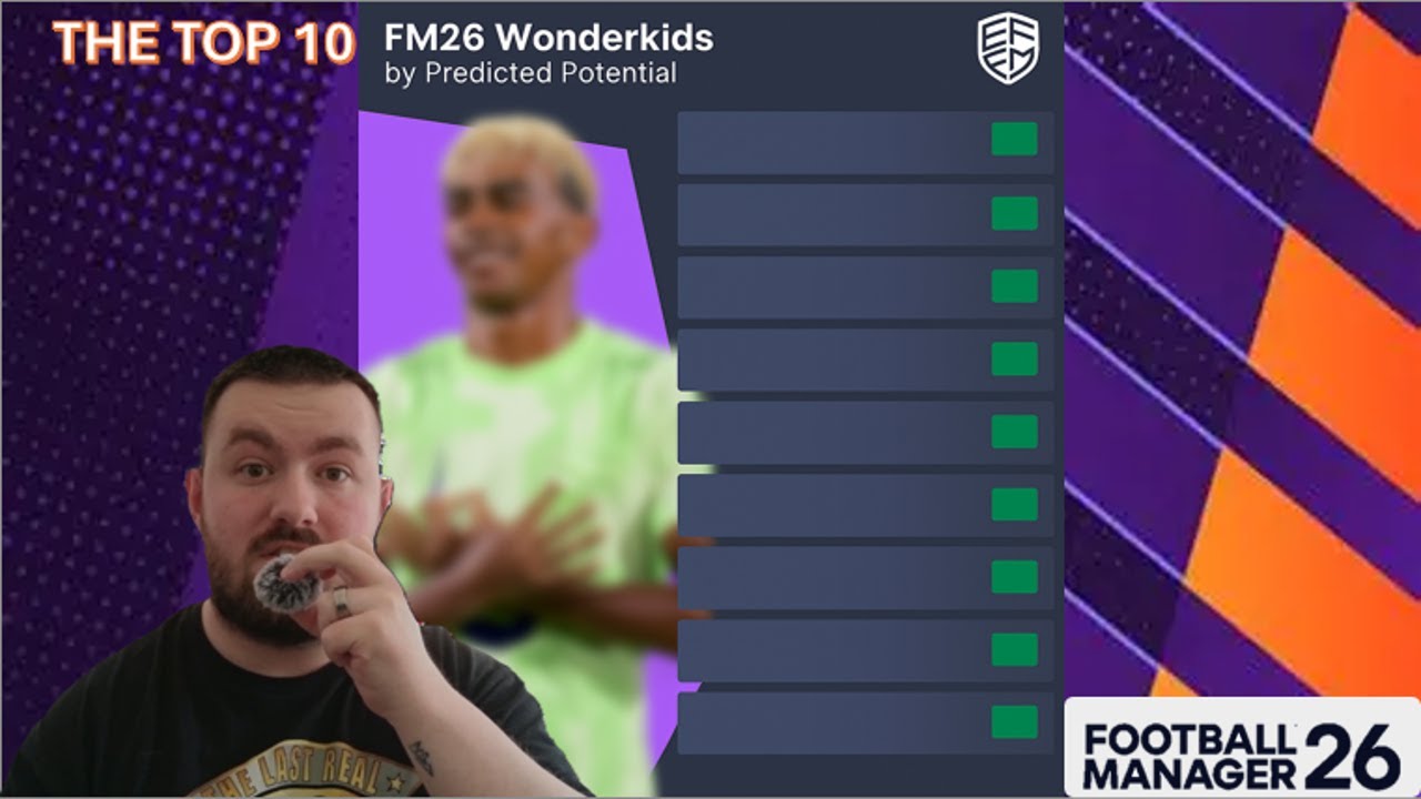 🏆 Top 10 FM26 Wonderkids by Predicted Potential | Who Will Be the Next Superstar?