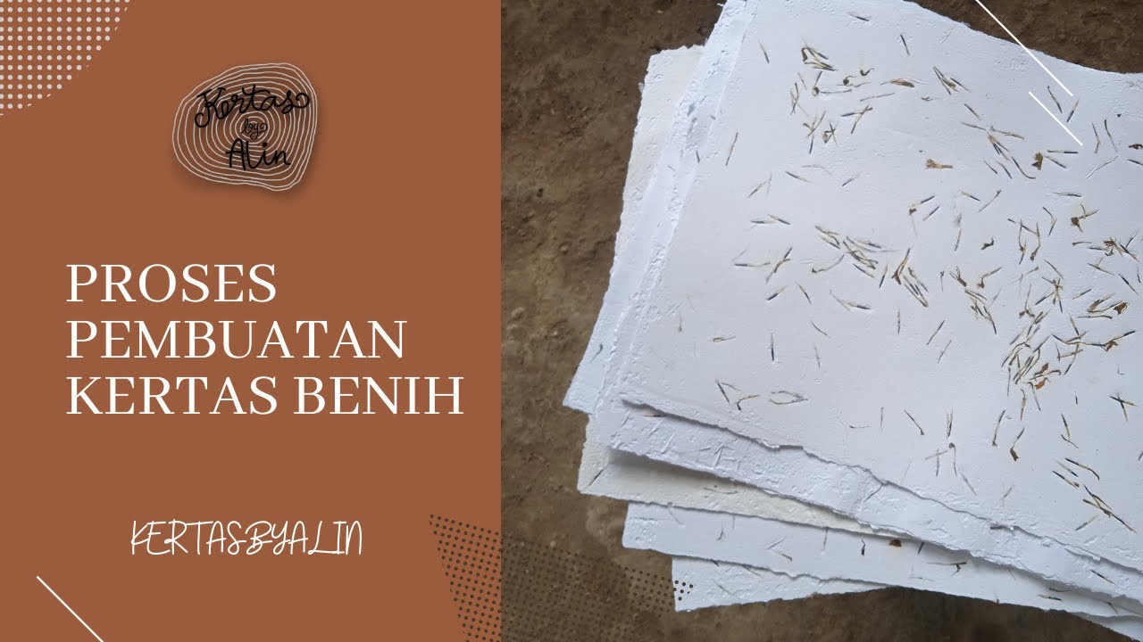 Membuat Kertas Benih ala KertasbyAlin