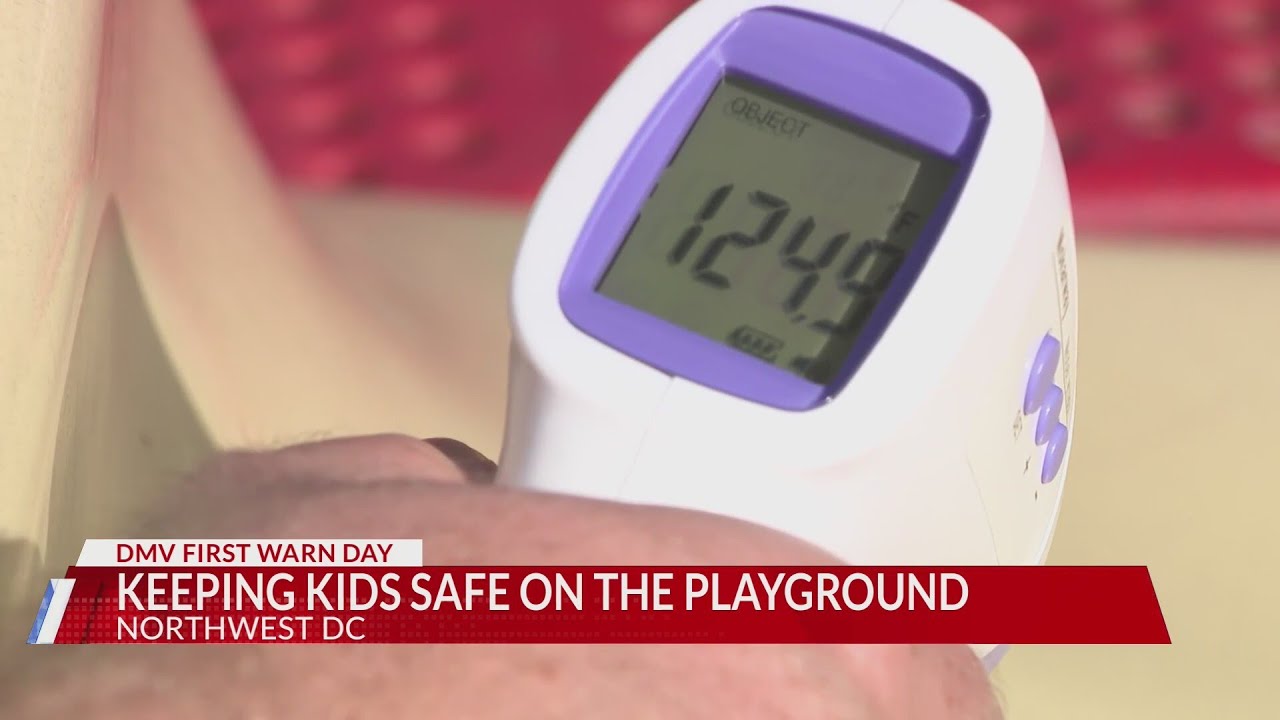 Keeping kids safe on hot playgrounds amid DMV heat wave