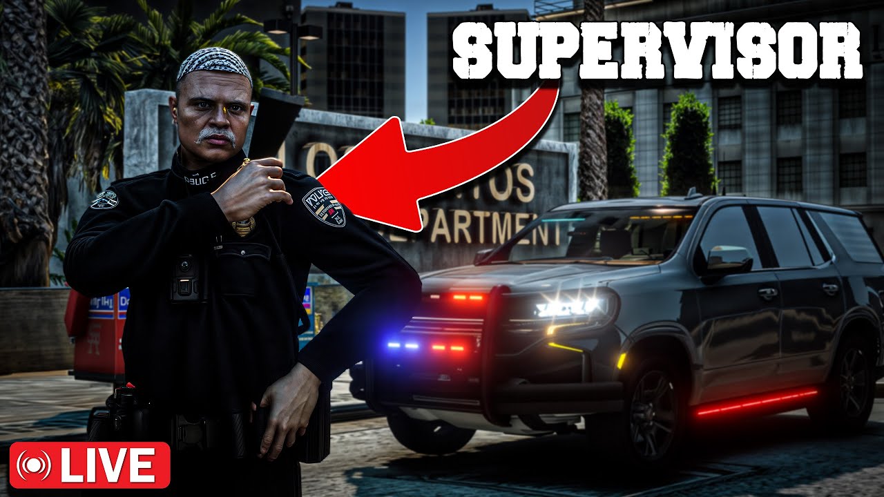 🔴 LIVE - How to be a COP in GTA 5 RP