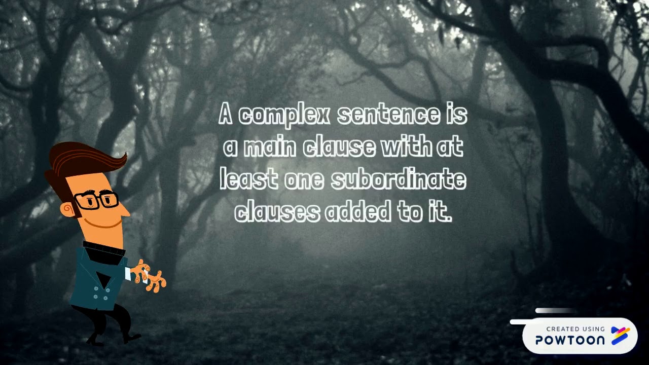 How to complex sentence (warning- scary content)