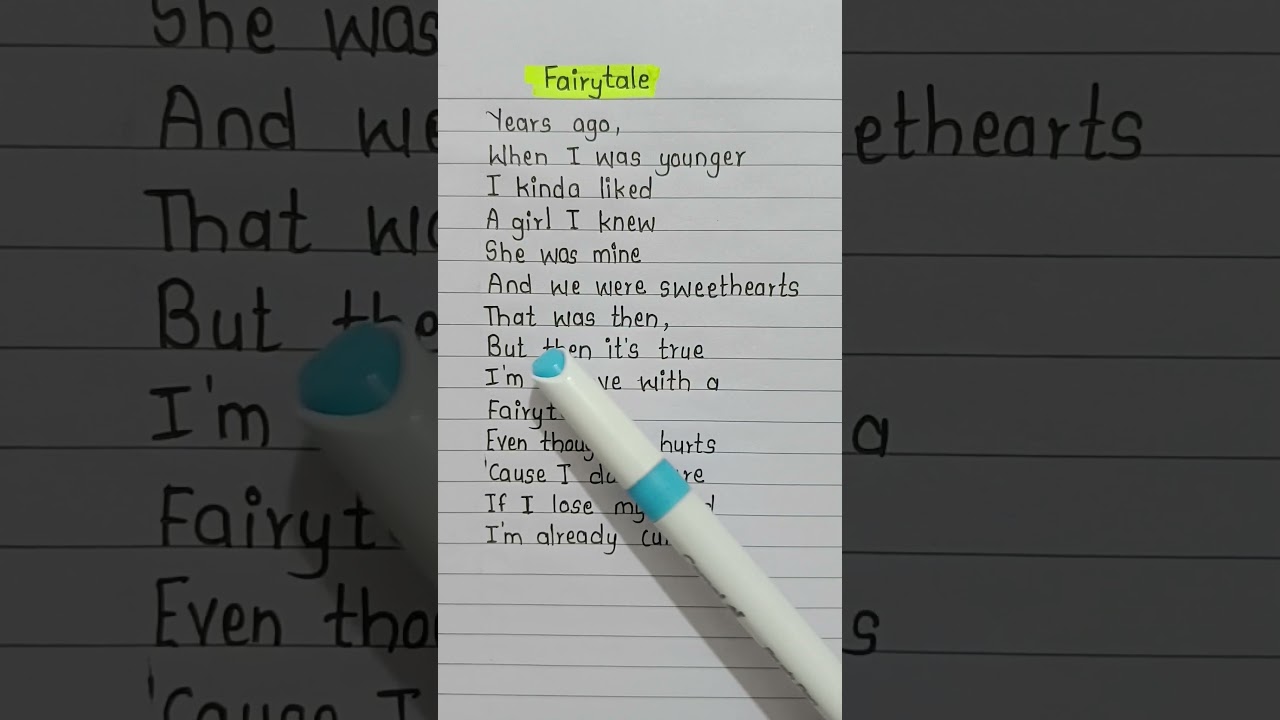 Fairytale song - Alexander Rybak (lyrics) #violin #fairytales #alexanderrybak #song #lyrics #viral