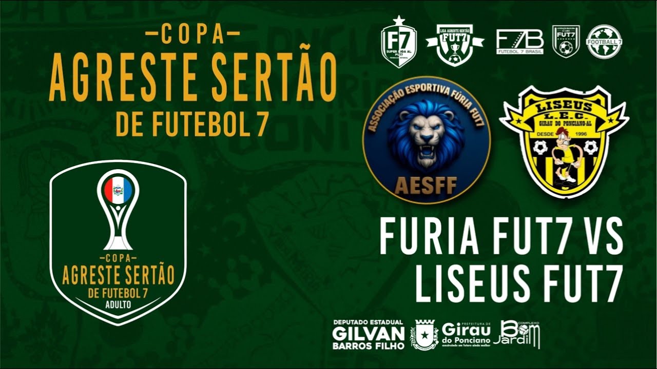 COPA AGRESTE SERTÃO FUTEBOL 7 BRASIL/ 2025