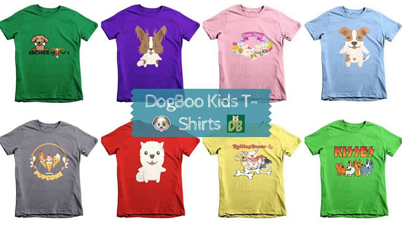 DogBoo Kids' Cute T-Shirts