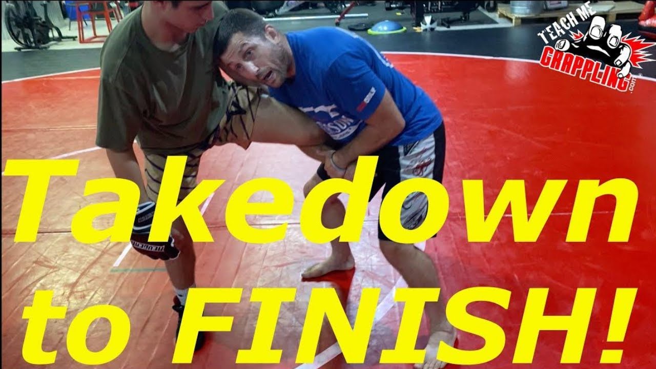 TAP OUT From the Single Leg TAKEDOWN!!???  BRUTAL Ankle Lock!!