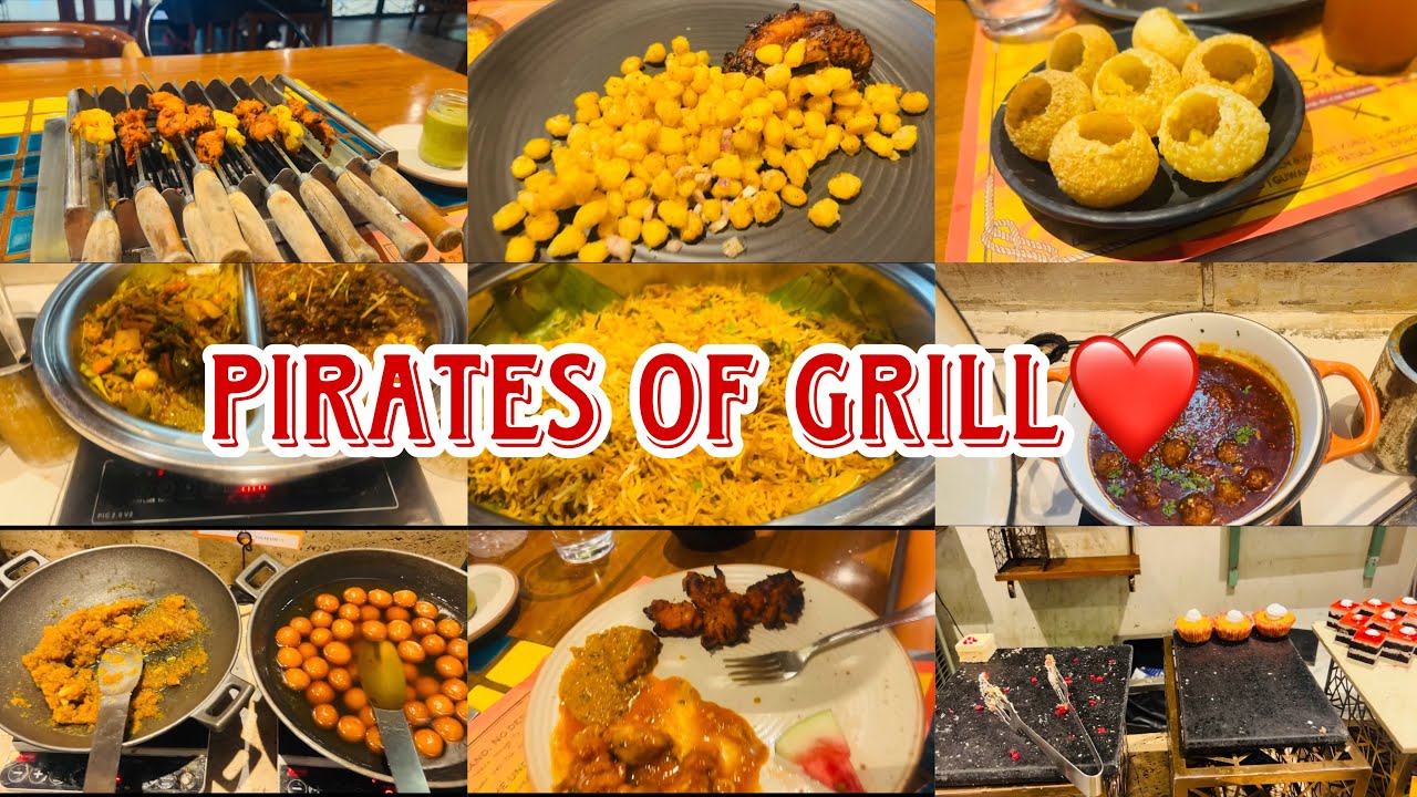 Pirates Of Grill🍱 || Guwahati || Unlimited Buffet Restaurant|| Dimsums,Wings,Pizza,Fish,Chaat 😋