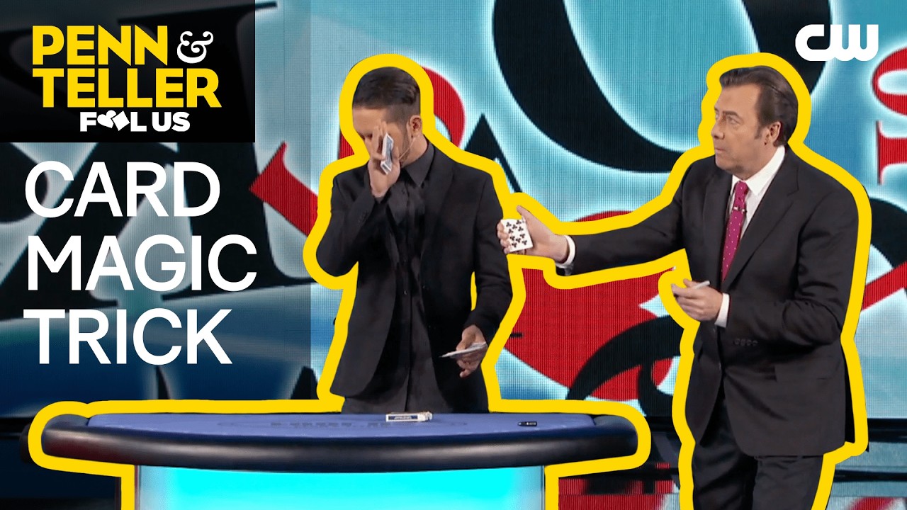 Magician Performs Vegas Style Card Magic Trick | Penn & Teller: Fool Us | The CW