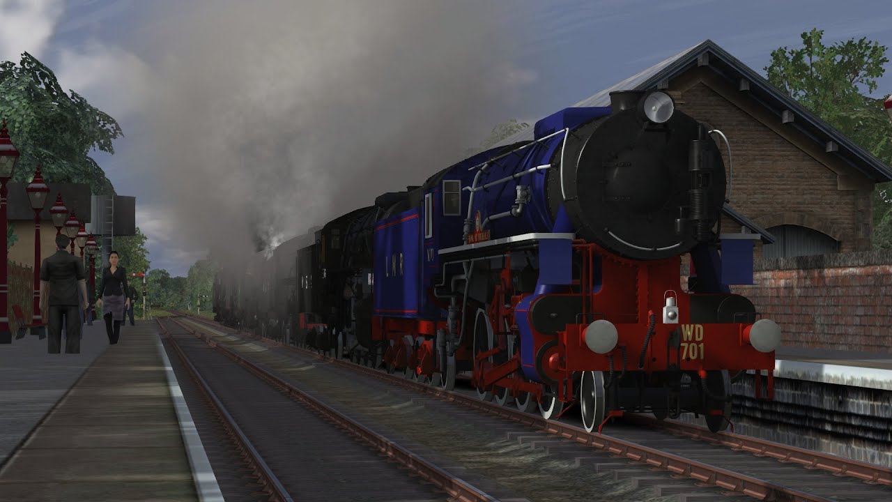 vCVR - 'War in The Valley' Steam Gala #trainsimulator #railway #churnetvalleyrailway