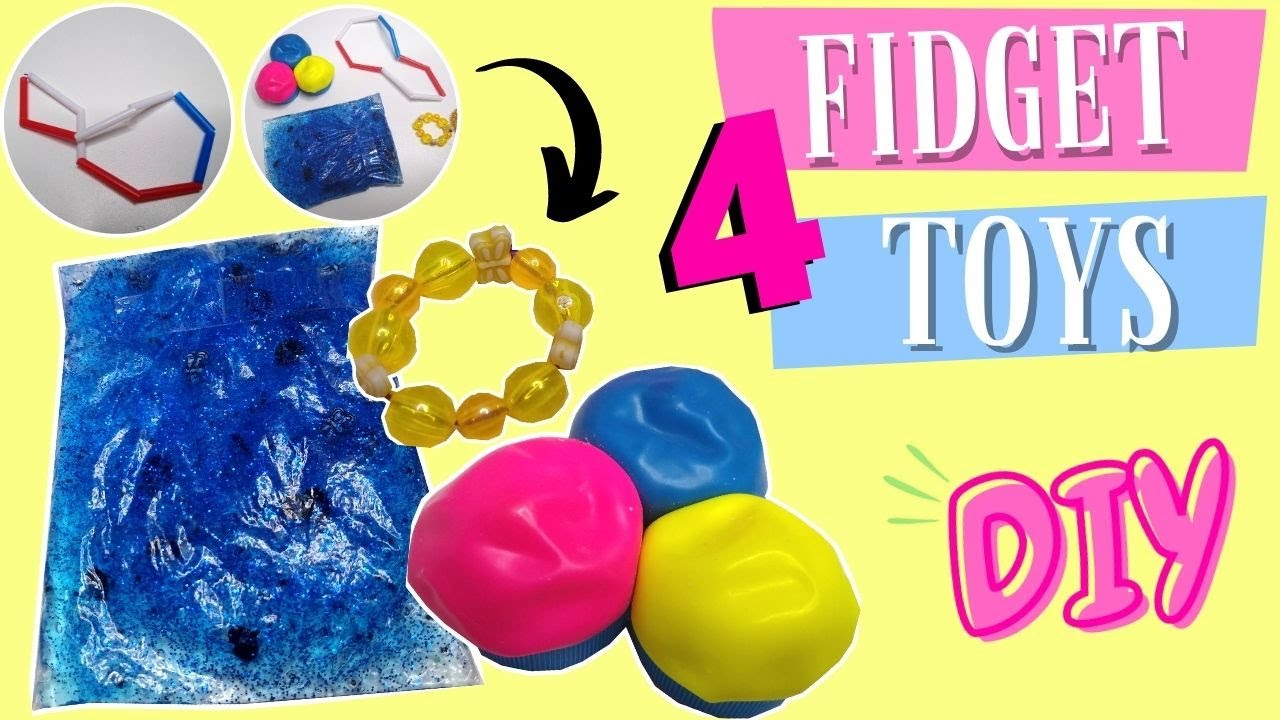 ✅ [PASSO A PASSO] Como fazer 4 FIDGET TOYS caseiros | O Mundo de Larissa 😍