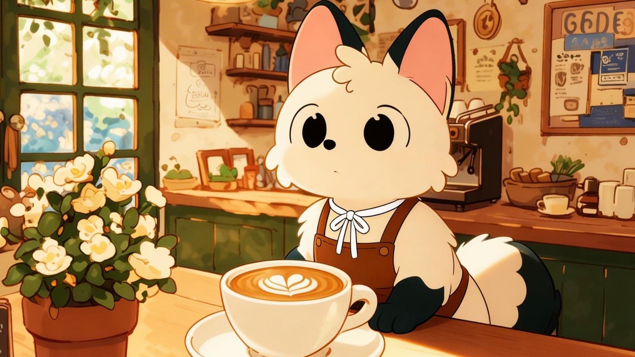 A Quiet Day at the Café☕Cozy Lofi for Study & Relax #lofihiphop #chillmusic #coffeemusic #studymusic