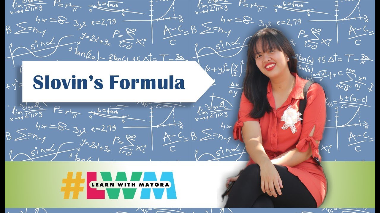 [Tagalog] Using Slovin's Formula to Compute the Sample Size