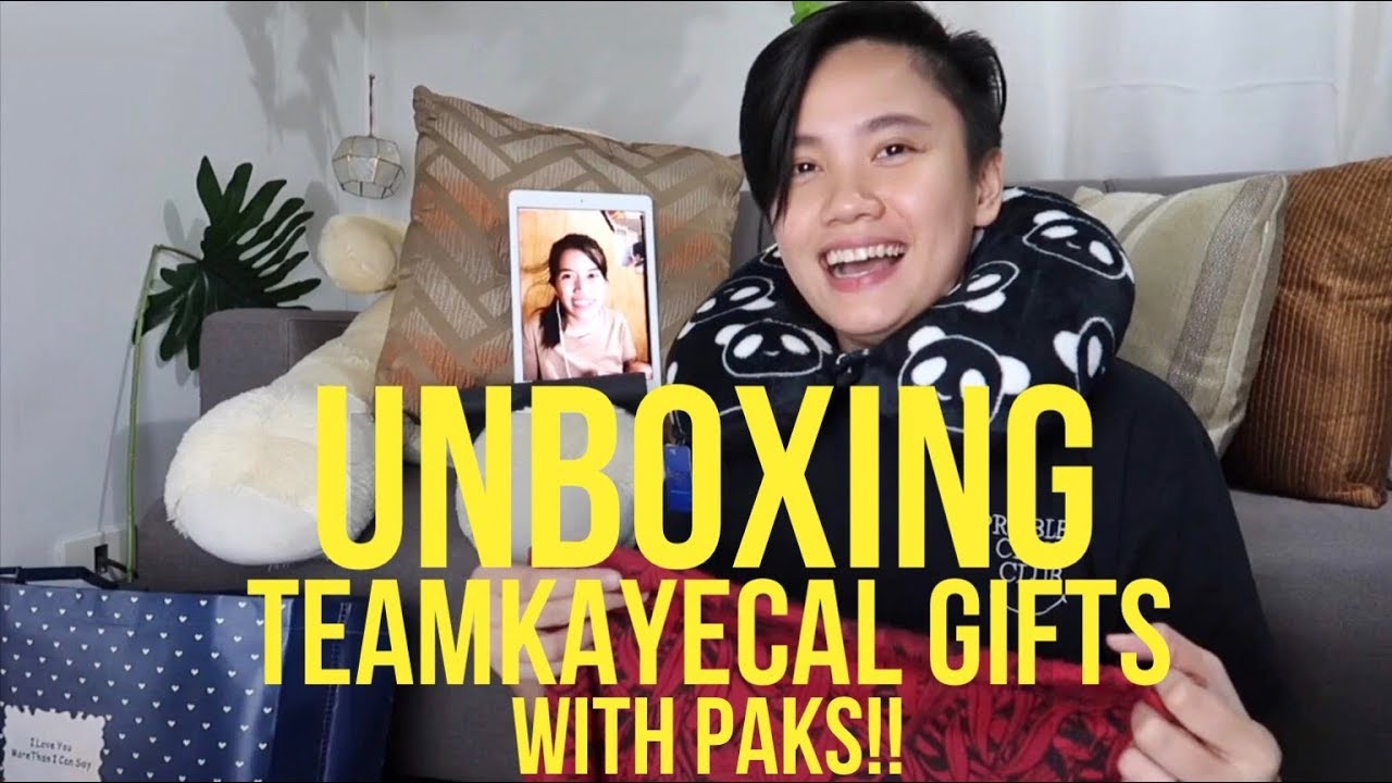 UNBOXING TEAMKAYECAL GIFTS WITH PAKS!!