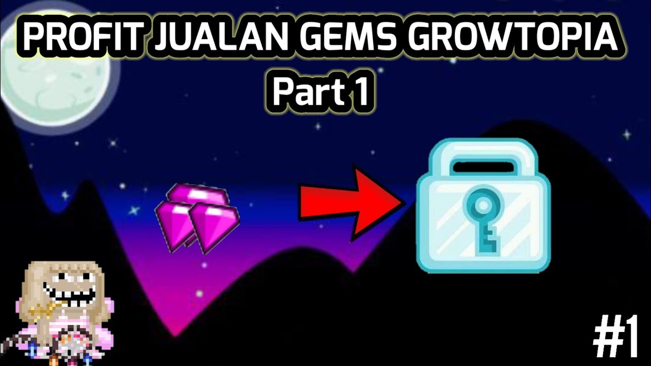 Profit Sell Gems Part 1 - Road To GrowScan - Growtopia