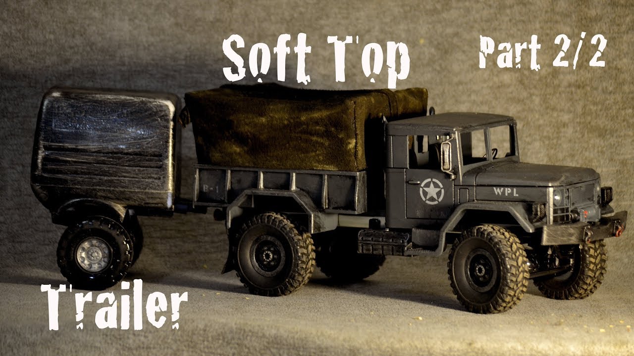 WPL B-1 almost EPIC rc Military truck modification  (Part 2/2)