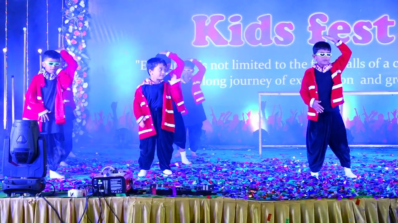 1st & 2nd boys DJ. Tillu(N.R. OLYMPIAD SCHOOL kids fest 2023-2024)