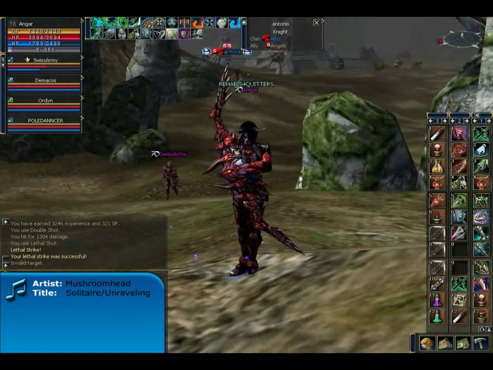 Lineage 2 PVP Devianne, Angar and SwissArmy