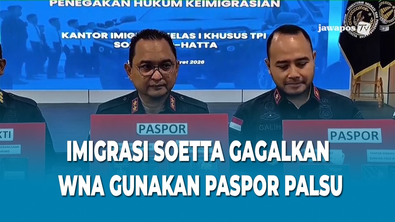 IMIGRASI SOETTA GAGALKAN WNA GUNAKAN PASPOR PALSU