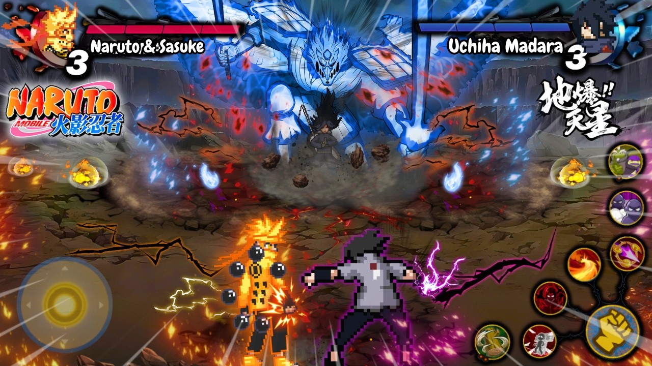 NEW‼️ NARUTO Mobile Fighter Pixel Android OFFLINE - Update Full Characters Best Jutsu Animation 2026
