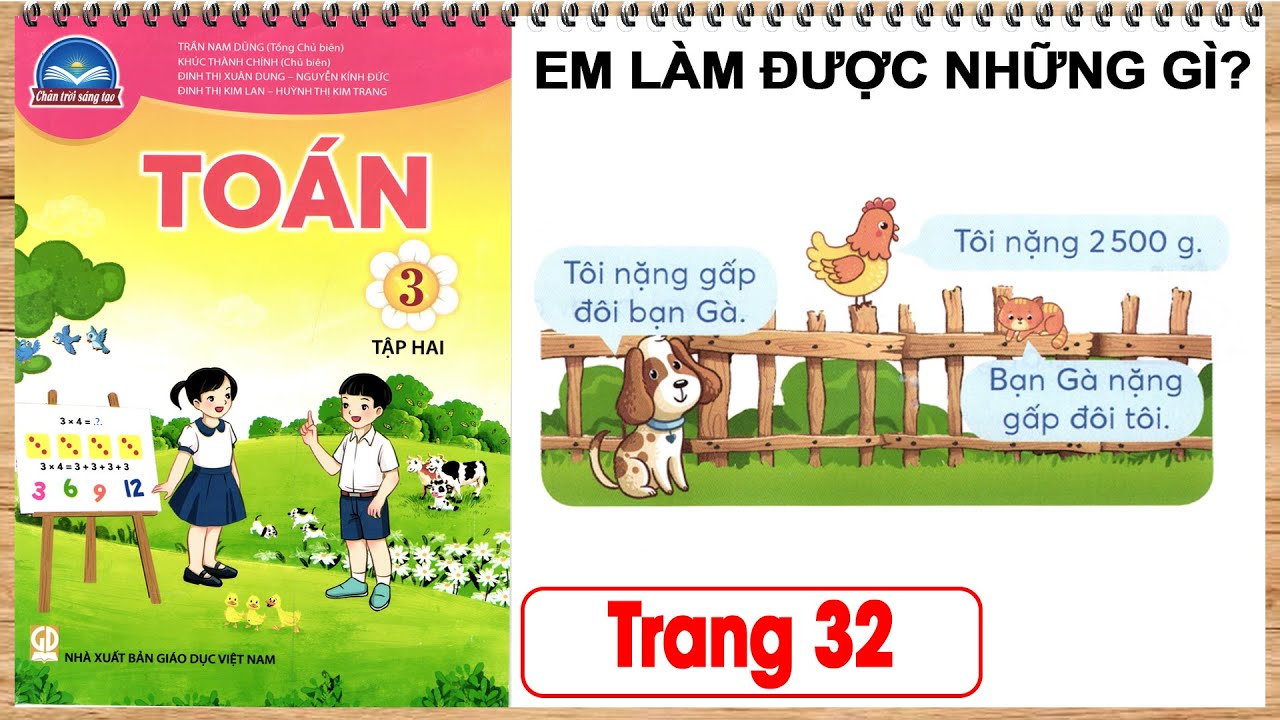 Toán 3 chân trời sáng tạo tập 2 trang 32 | Em làm được những gì