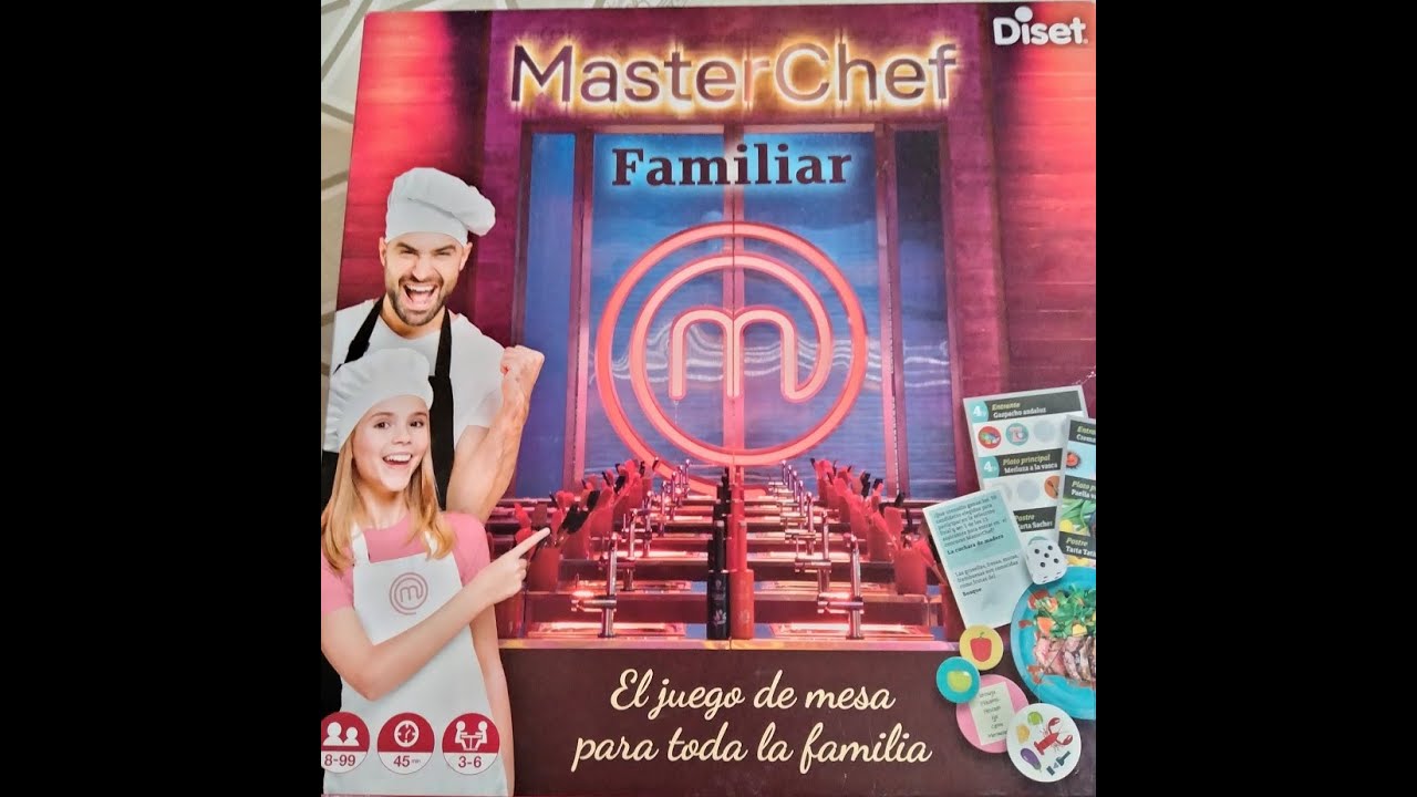 Juego de mesa MASTERCHEF Familiar - un buen regalo de Navidad para toda la Familia