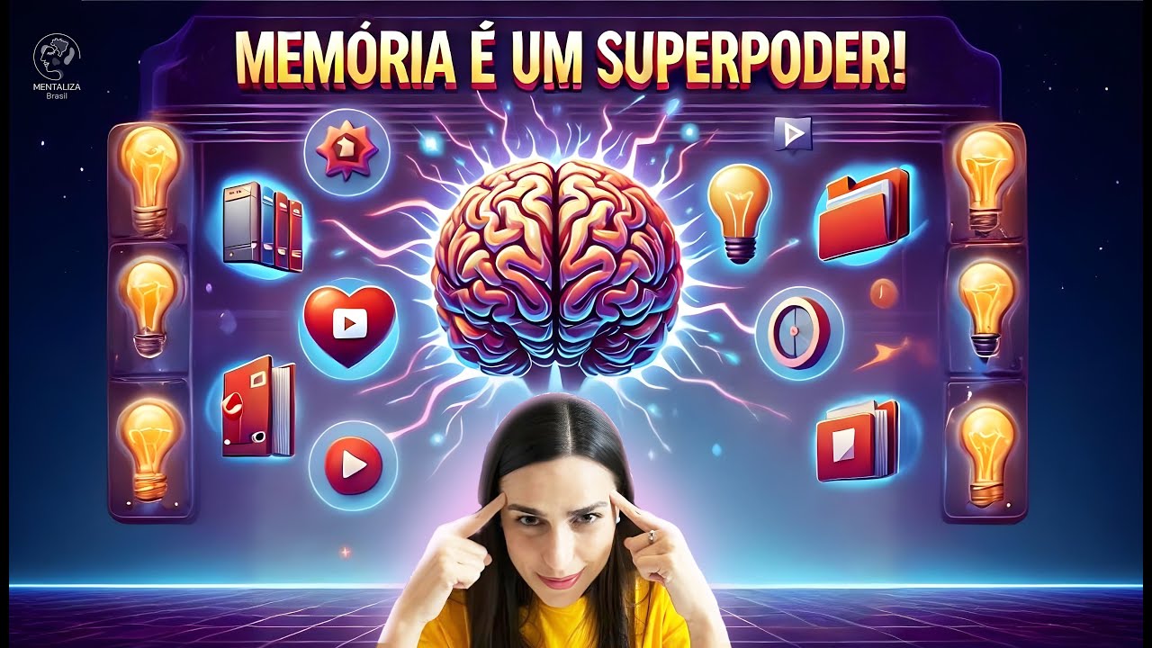 MEM&Oacute;RIA &eacute; um SUPERPODER 🧠  *Descubra&nbsp;como&nbsp;domin&aacute;-lo!