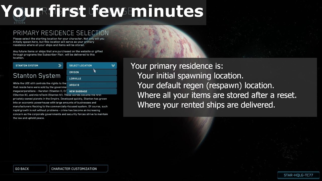 Your first outing - Star Citizen