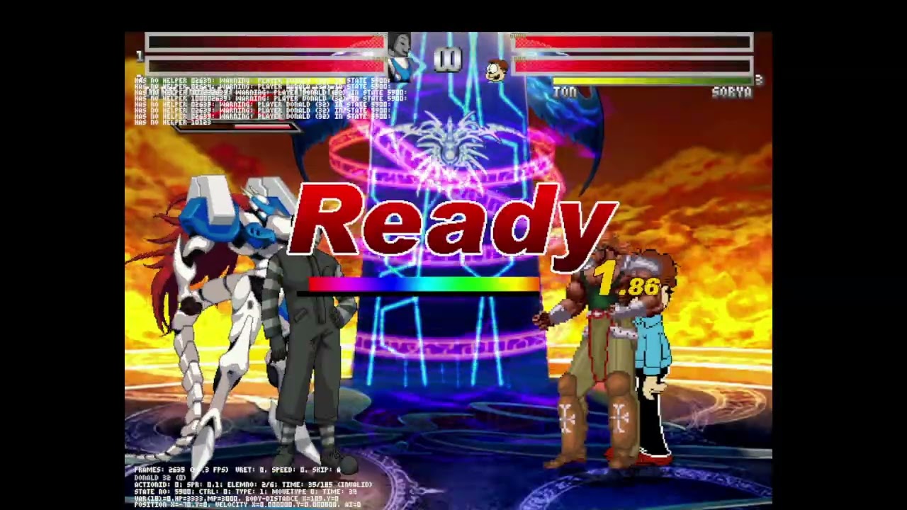 Mugen Survival Mode: Dark Donald and Justice Part 1