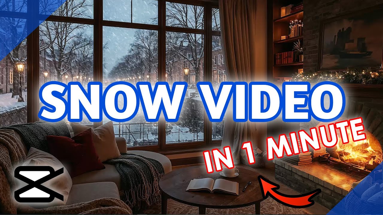 How to Create Relaxing Snow Video | Easy & Fun