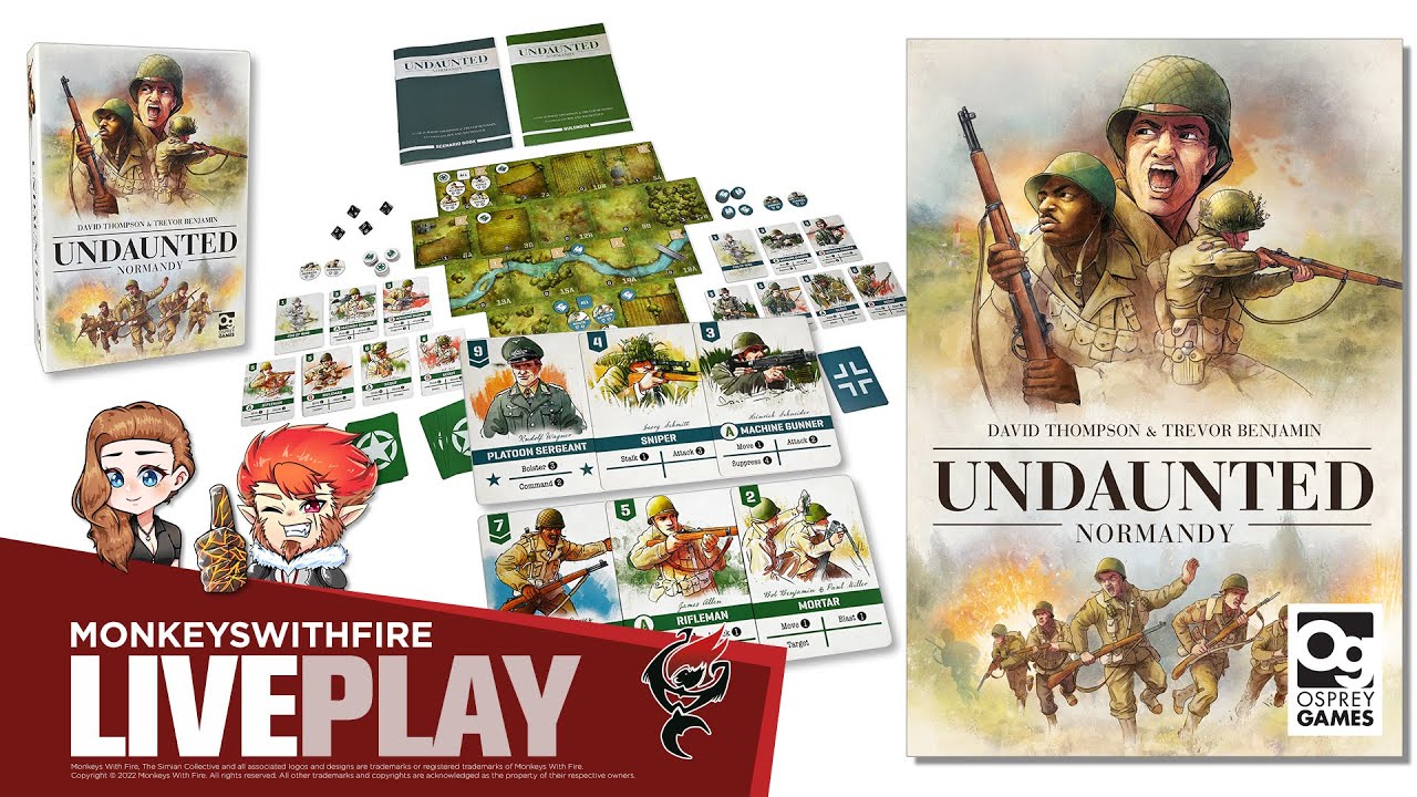 UNDAUNTED: NORMANDY - OSPREY GAMES | BOARD GAME LIVE PLAY |