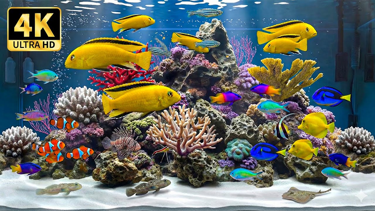 Elevate Your Home with a 4K Fish Tank TV: Luxury and Serene Ambiance