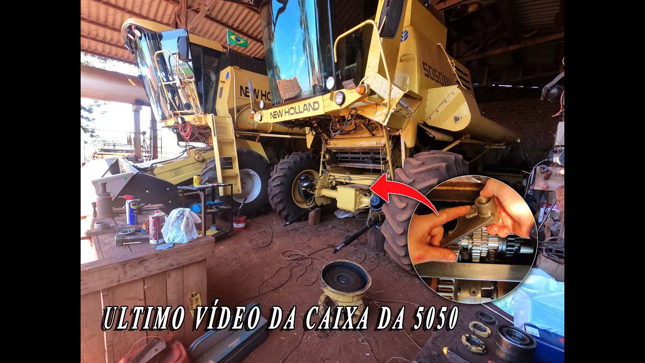 NH 5050 A caixa da 50TONA mais TOP do YOUTUBE a Montagem do Câmbio 