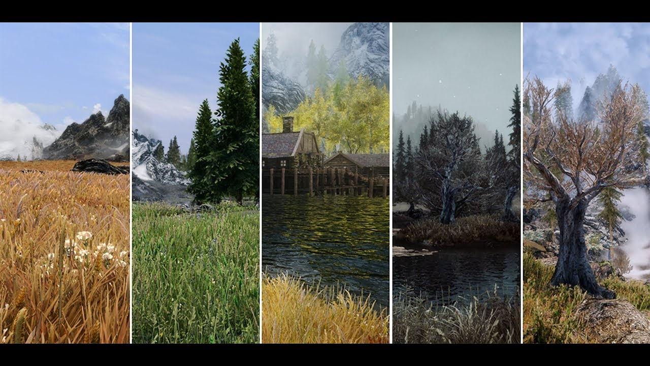 Skyrim SE - ENB Comparison