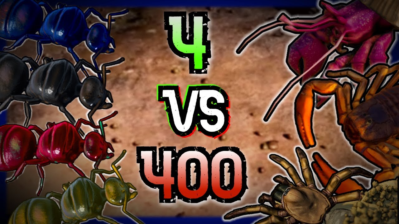 4 Ant Colonies vs Hundreds of BUGS! | Empires of the Undergrowth