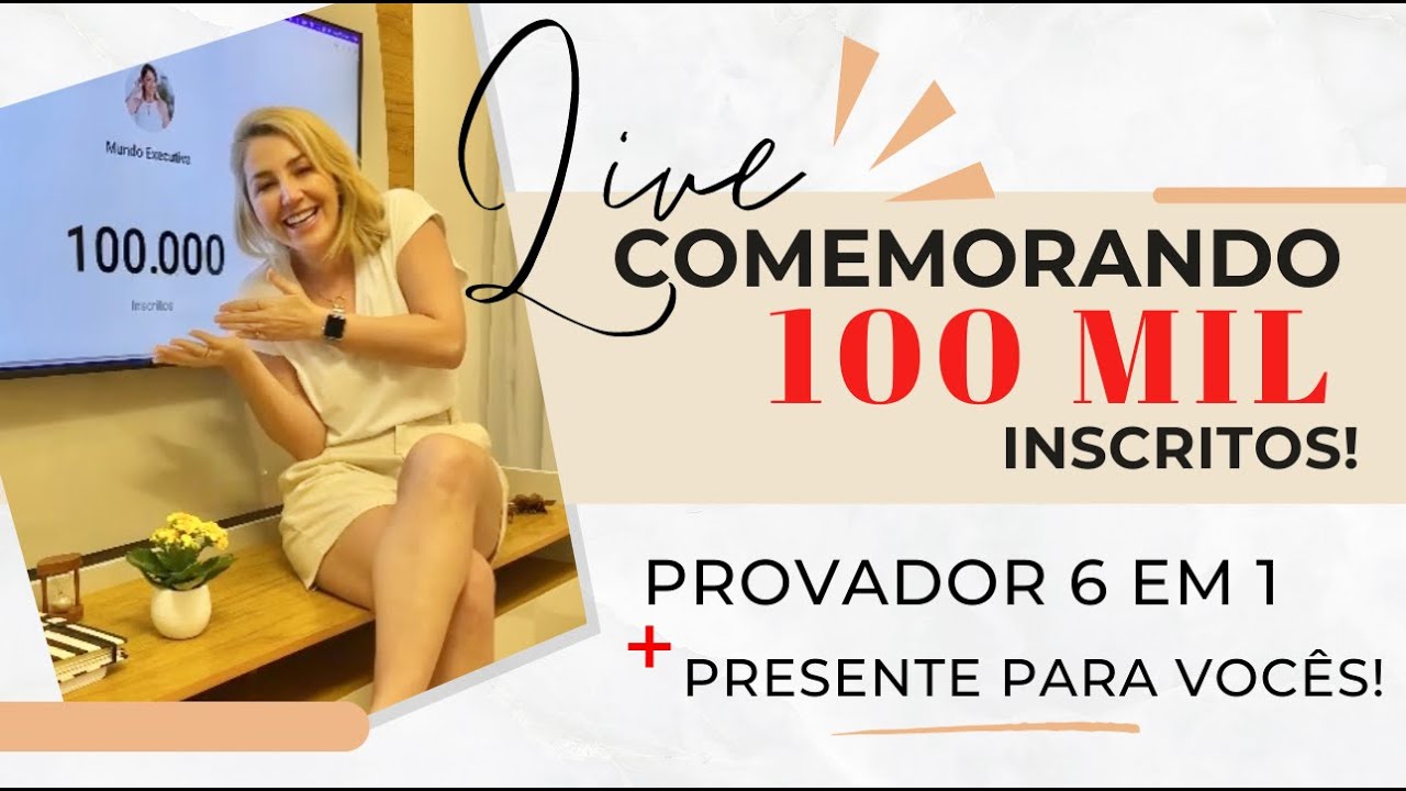 LIVE PROVADOR 6 EM 1 - COMEMORANDO 100 MIL INSCRITOS NO CANAL | Michelle Castro #provadorfashion