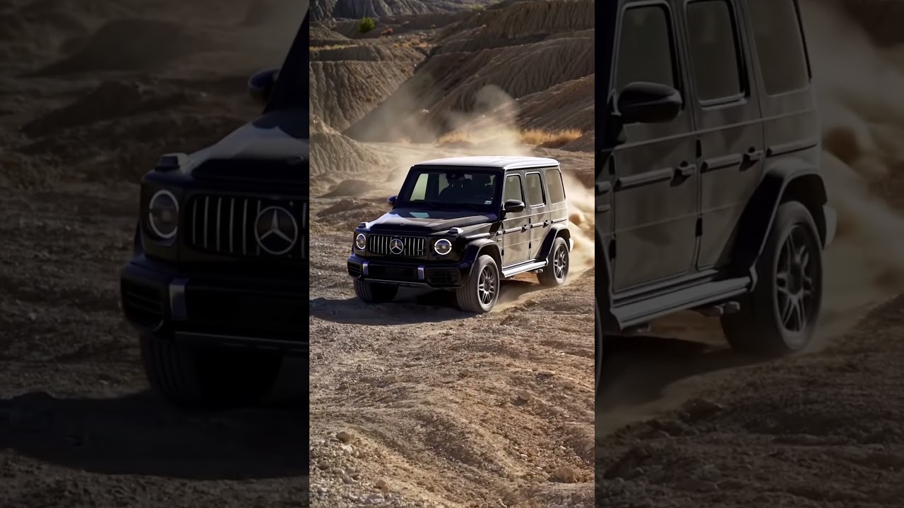 Ai 4k video Mercedess Black colour G Wagon climbing in 90 degrees in steep sloop  off road