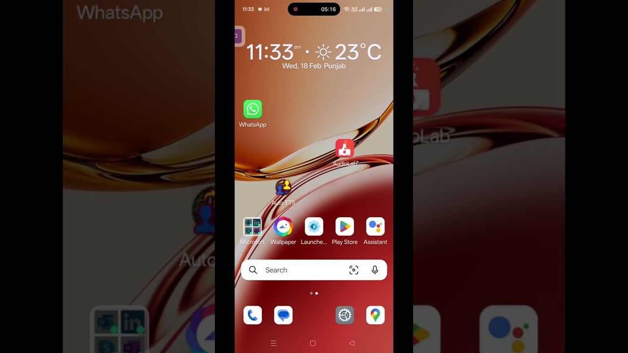 important settings of Microsoft launcher for blind users Urdu Hindi tutorial in detail