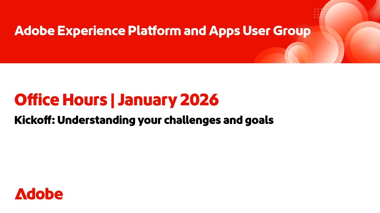 January 2026 AEP Champion Office Hours Kickoff: Understanding your challenges and goals