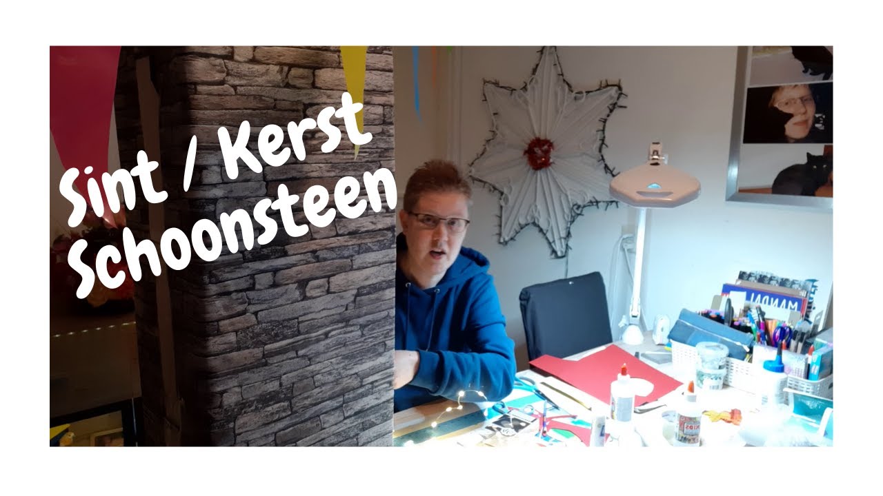 Sint / Kerst schoorsteen maken